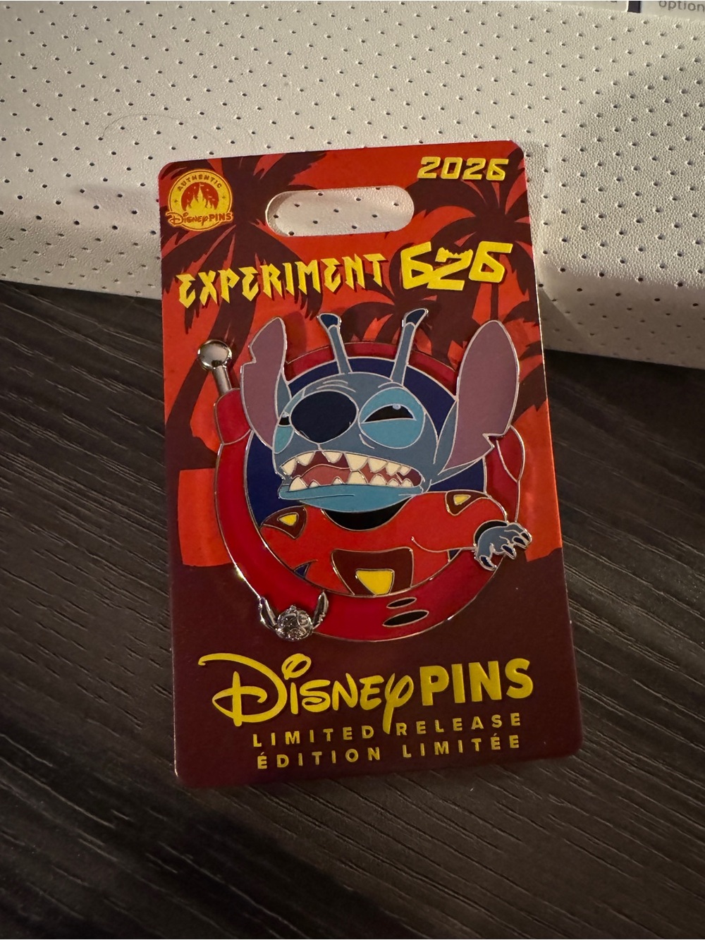 Disney Stitch Lilo & Stitch Experiment 626 Single Pin Limited Release 2026